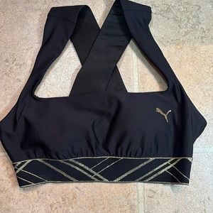Puma Mid Impact Deco Glam Women's Sports Bra